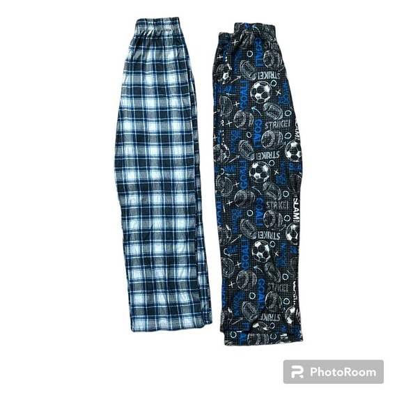 Boys Pajama Pants Lot of 2 Size Medium 6/8 UpLate Brand - Picture 2 of 4